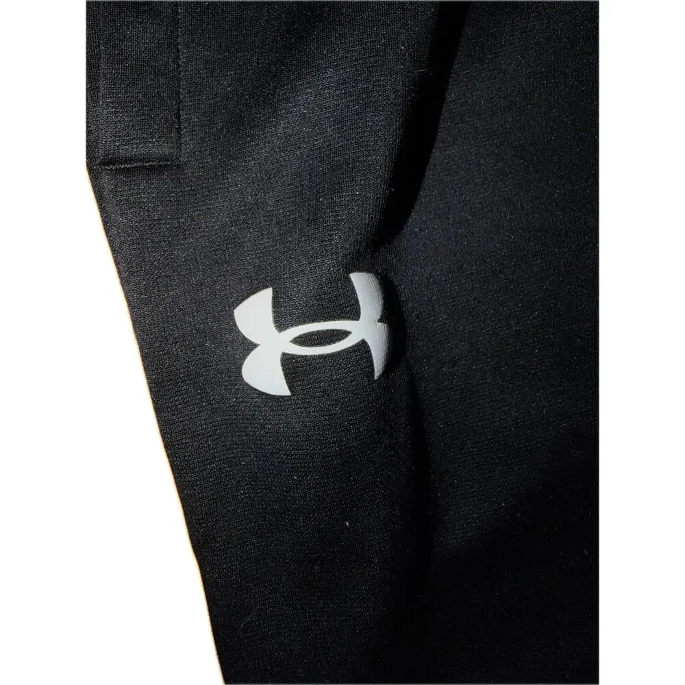Under Armour Jogger Sweatpants Mens XL Black Fleece Drawstring Tapered‎